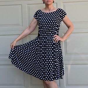 MAX MARA stretchy polka dot dress M